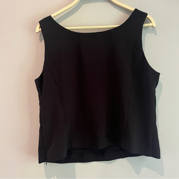 Black tank top work attire size 14 L Positive Attitude - Picture 3 of 4